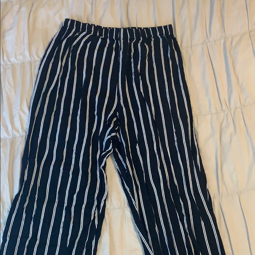 Brandy Melville blue striped pants
